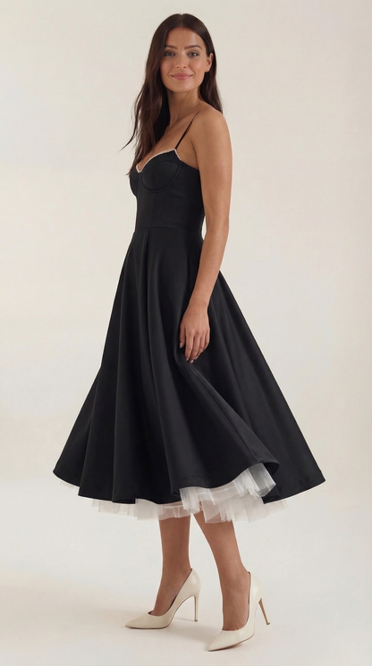 Tulle Midi Dress
