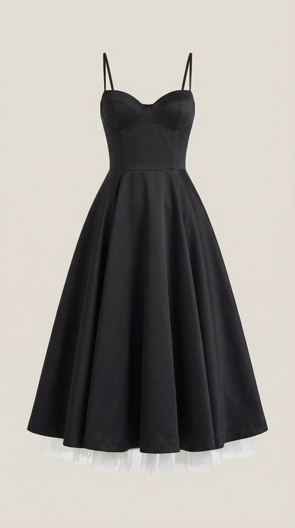Tulle Midi Dress