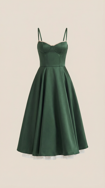 Tulle Midi Dress