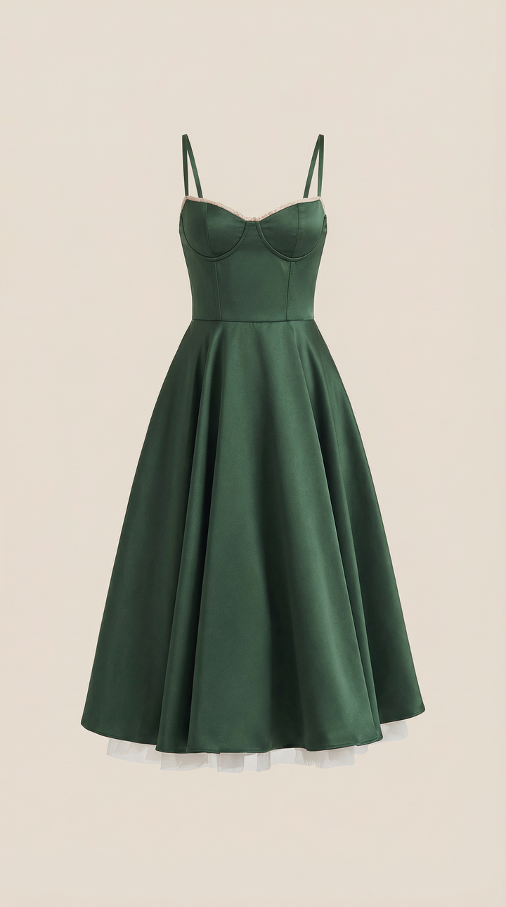 Tulle Midi Dress