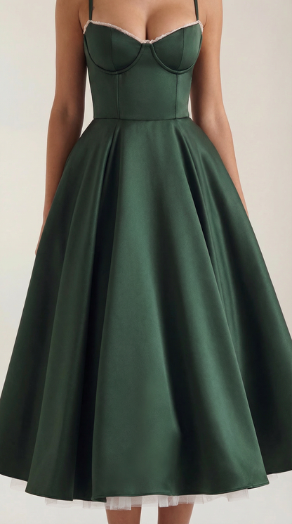 Tulle Midi Dress