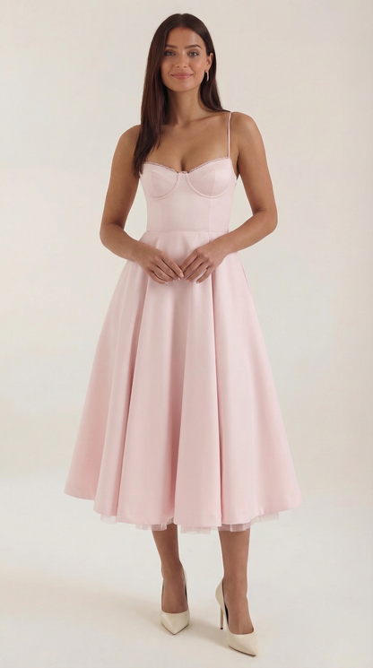 Tulle Midi Dress
