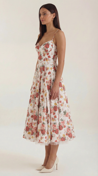 Tulle Midi Dress
