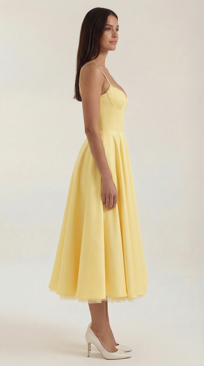 Tulle Midi Dress