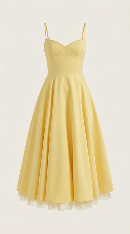 Tulle Midi Dress