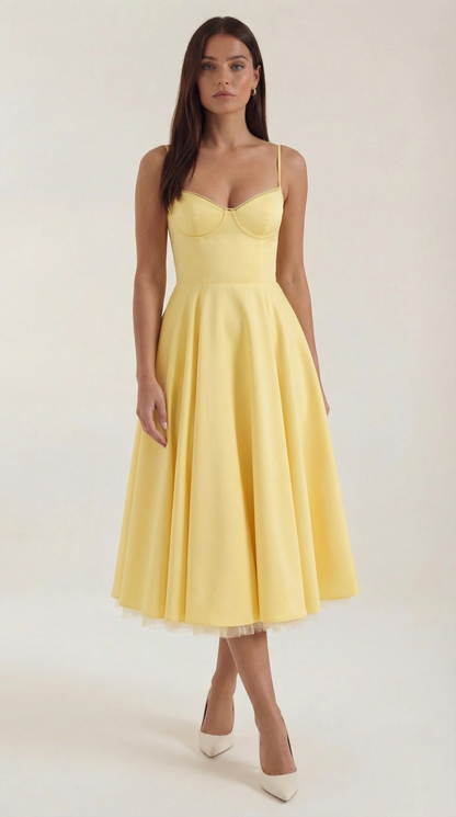 Tulle Midi Dress