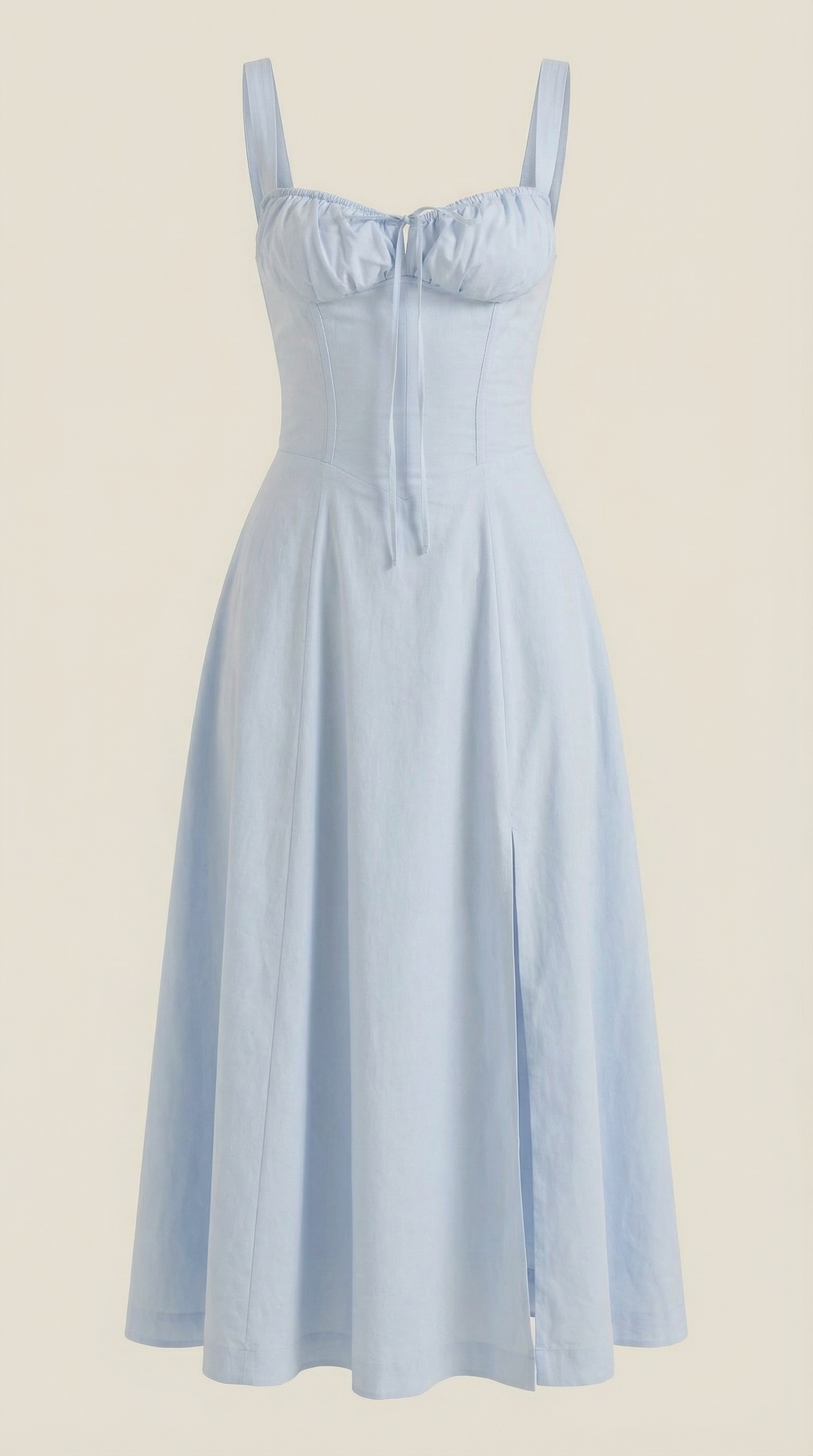 Lace Up Midi Dress