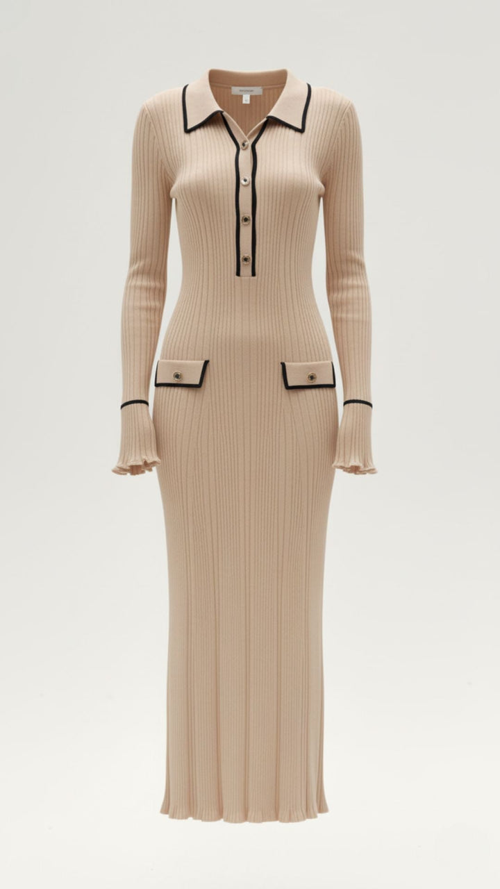Knitted Bodycon Maxi Dress