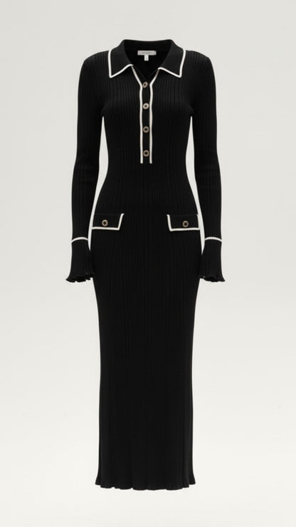 Knitted Bodycon Maxi Dress