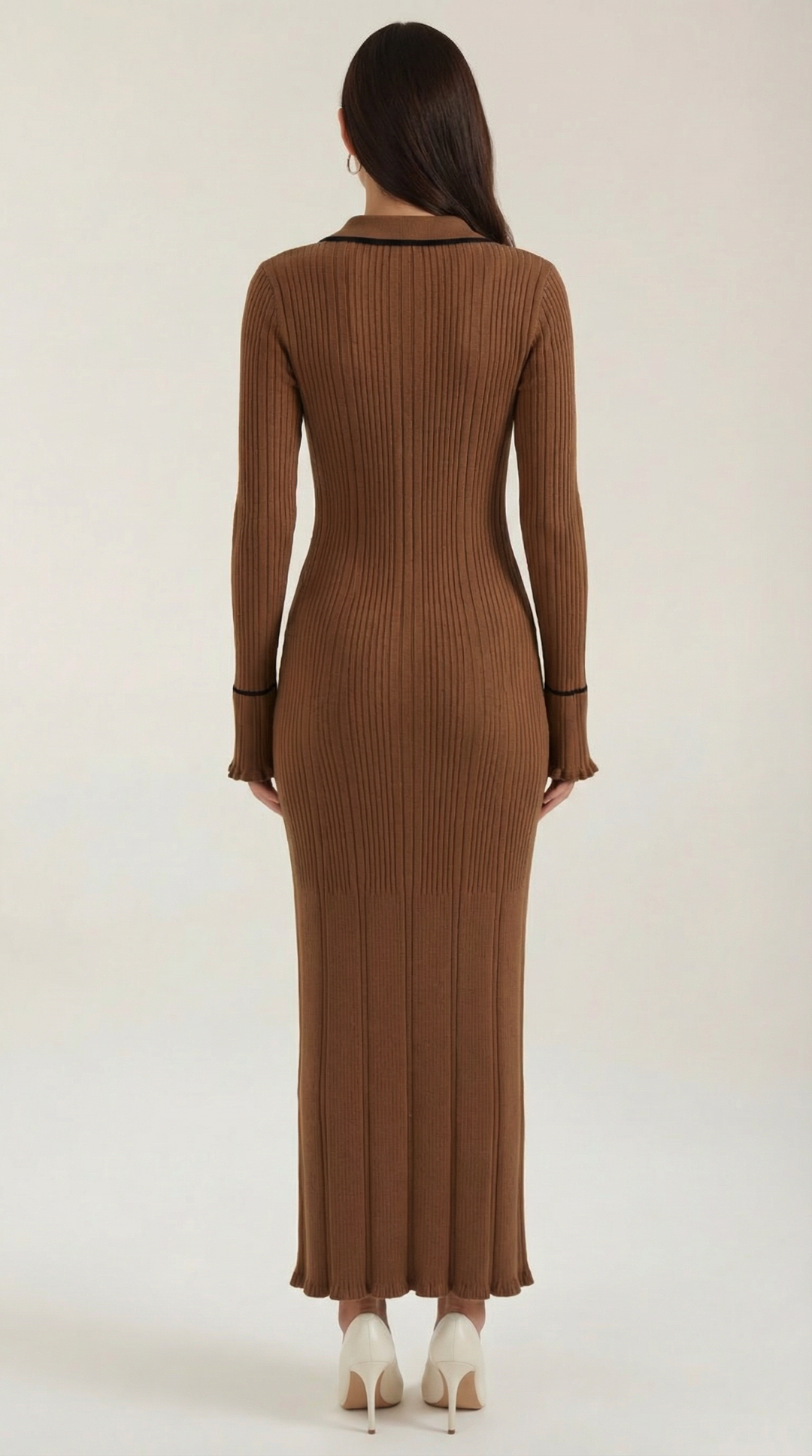 Knitted Bodycon Maxi Dress