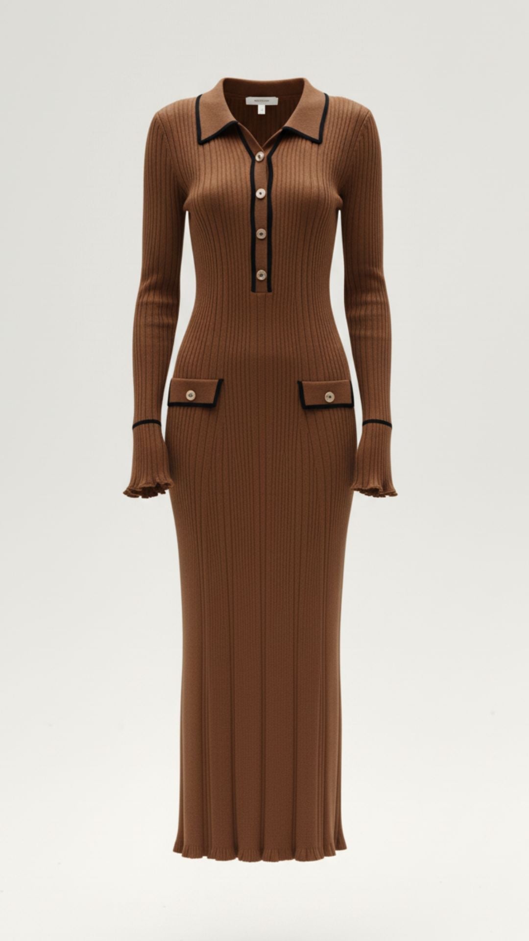 Knitted Bodycon Maxi Dress