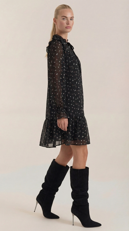 Minivestido con Volantes