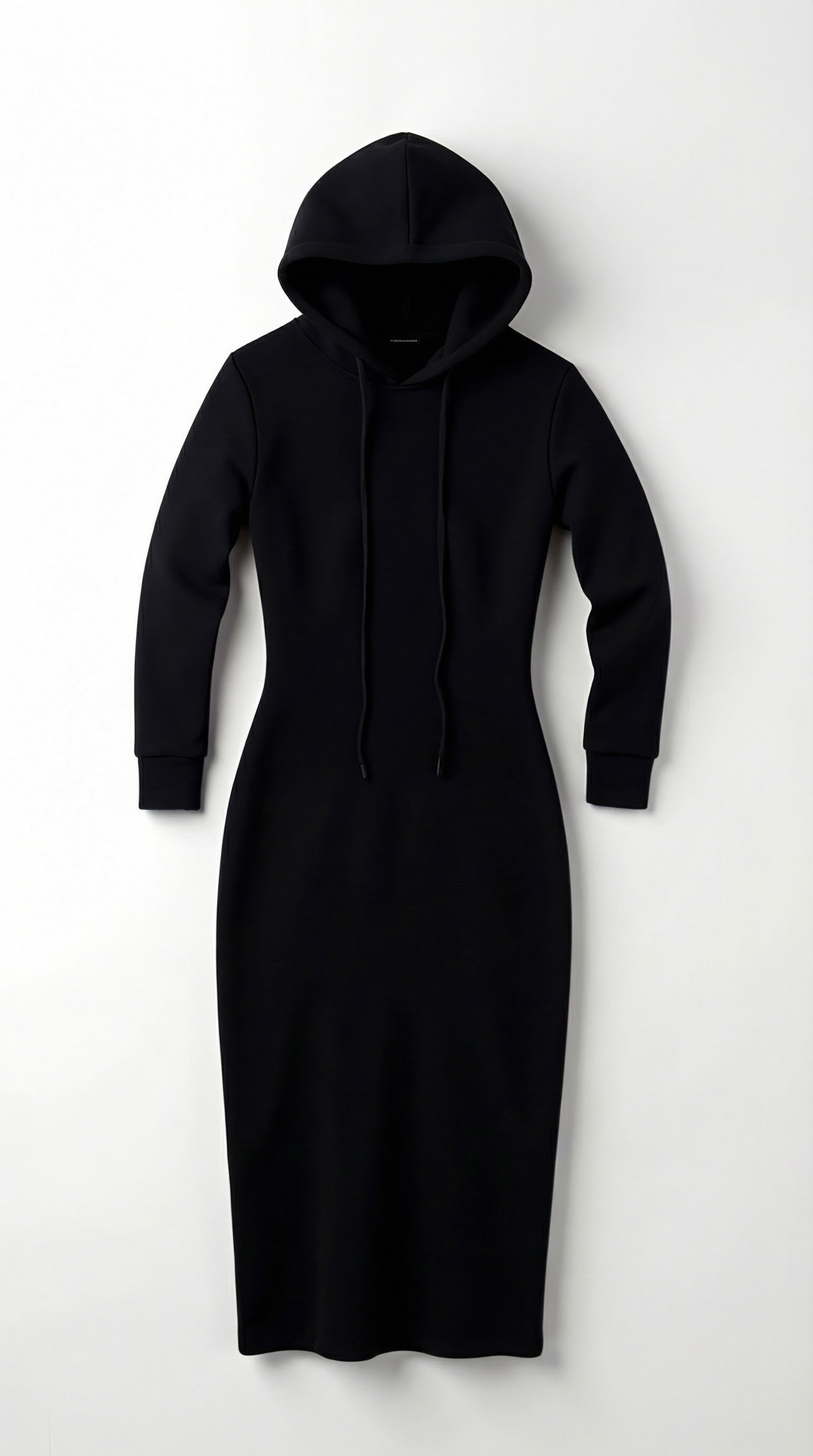 Hooded Bodycon Maxi Dress