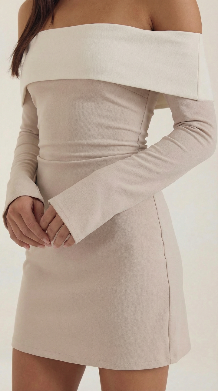 Off-Shoulder Mini Dress