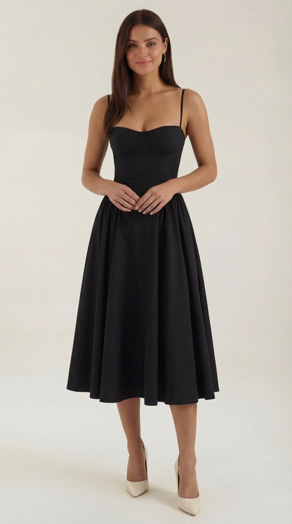 Corset Midi Dress
