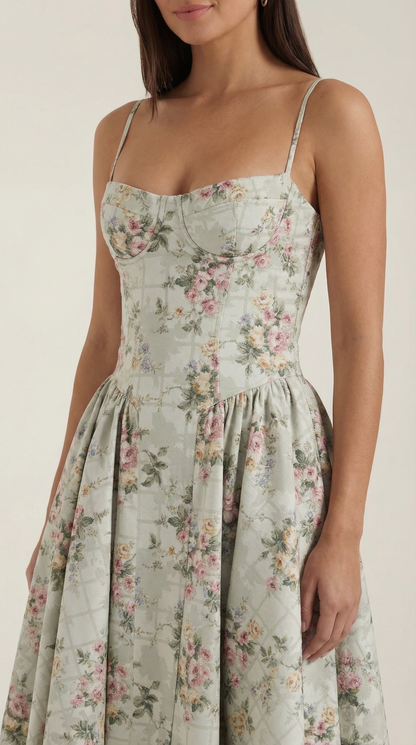 Corset Midi Dress
