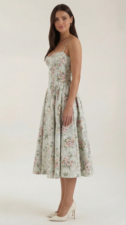 Corset Midi Dress