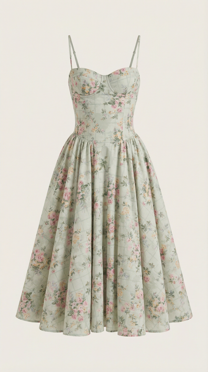 Corset Midi Dress