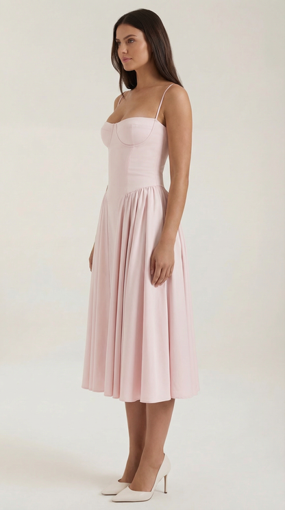 Corset Midi Dress