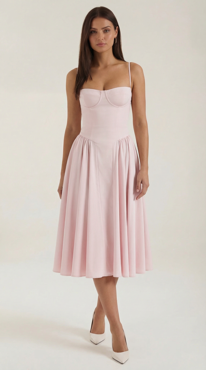 Corset Midi Dress