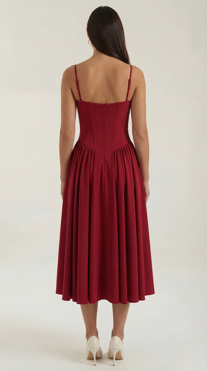 Corset Midi Dress