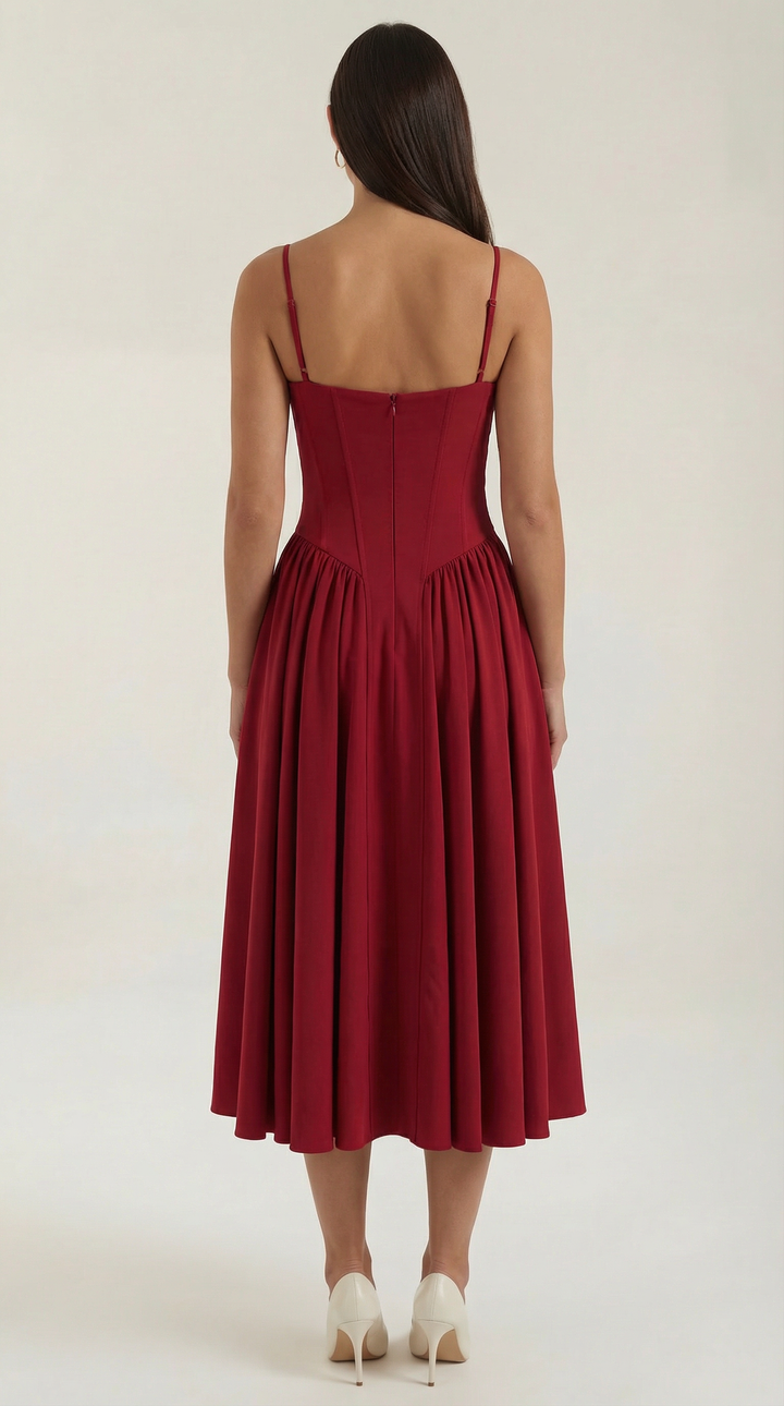 Corset Midi Dress