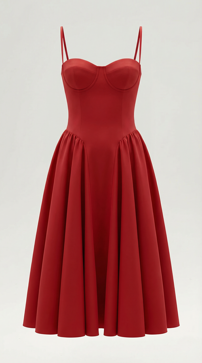 Corset Midi Dress