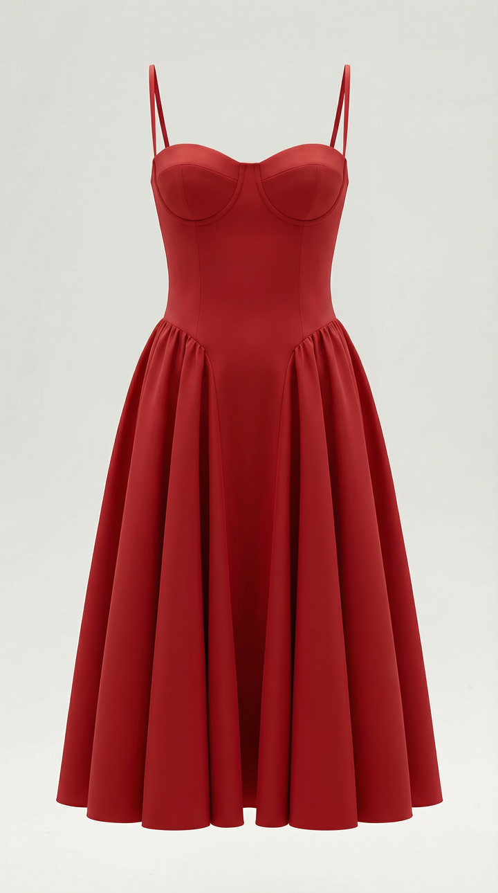 Corset Midi Dress