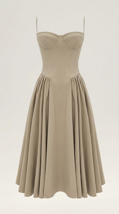 Corset Midi Dress