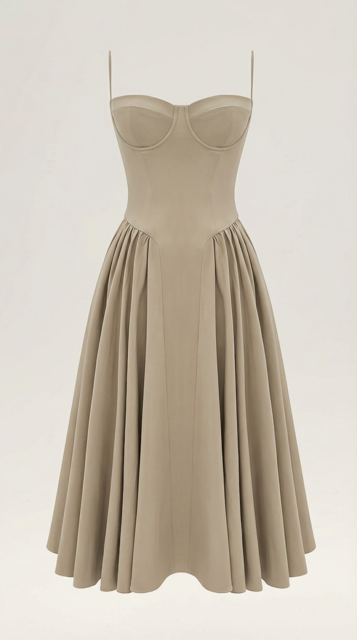 Corset Midi Dress
