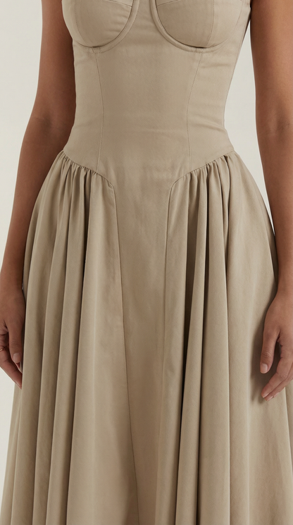 Corset Midi Dress