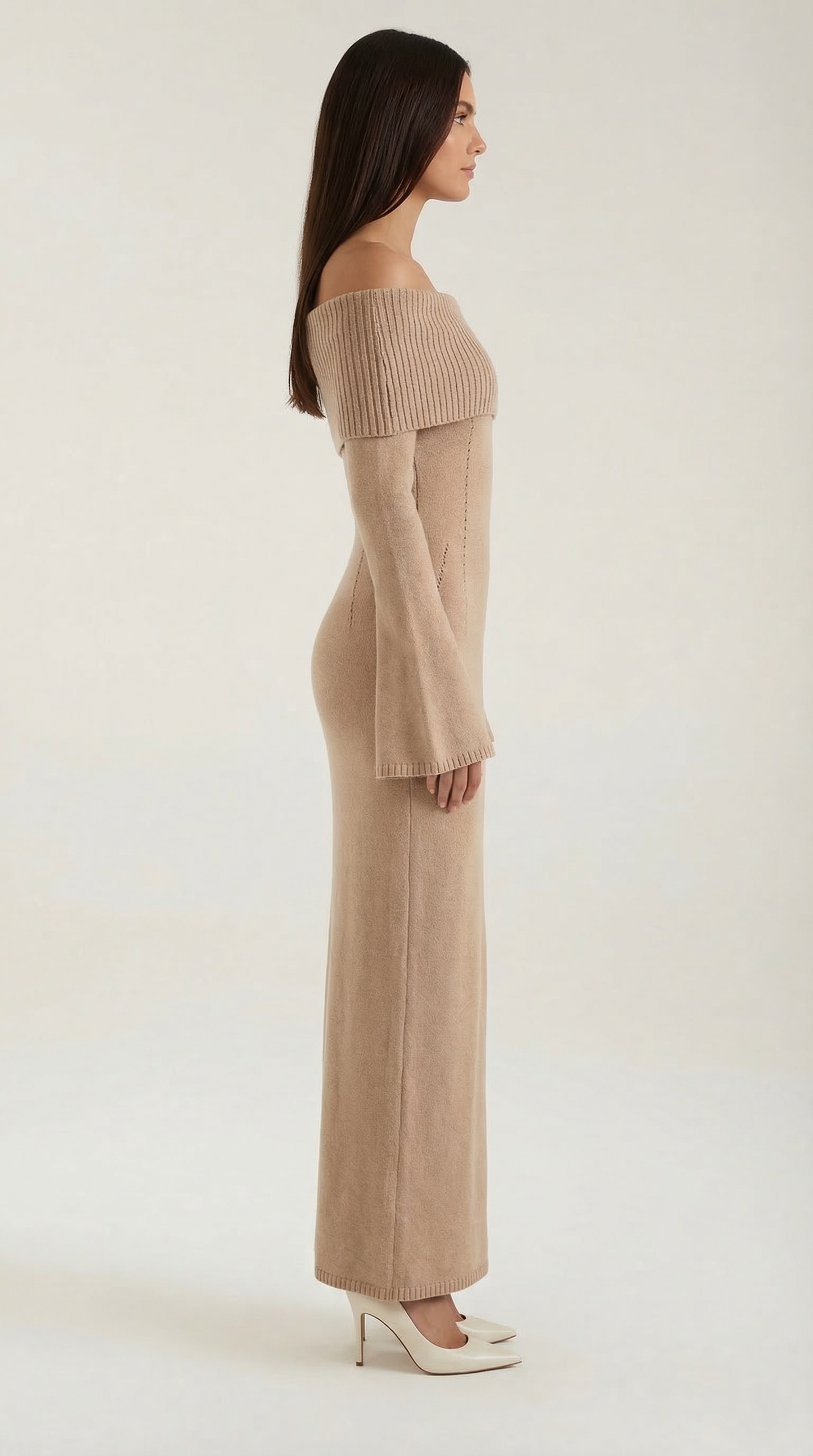 Maxi Off-Shoulder Bodycon Dress