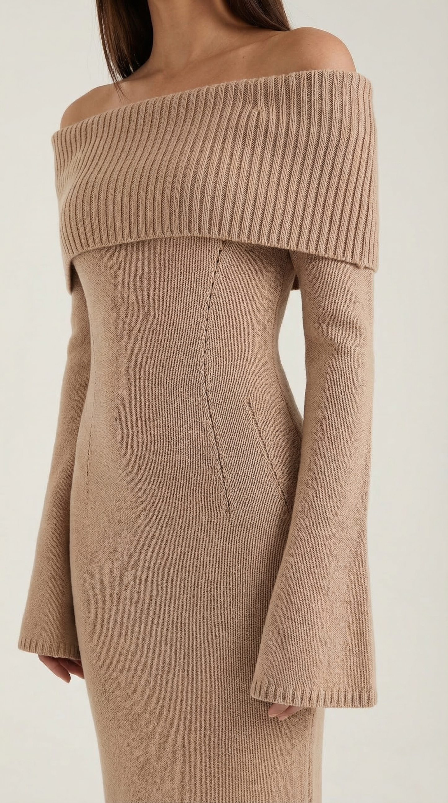 Maxi Off-Shoulder Bodycon Dress