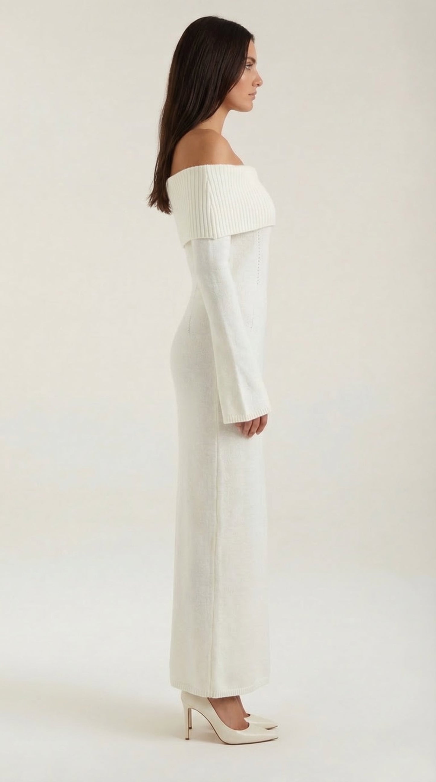 Maxi Off-Shoulder Bodycon Dress