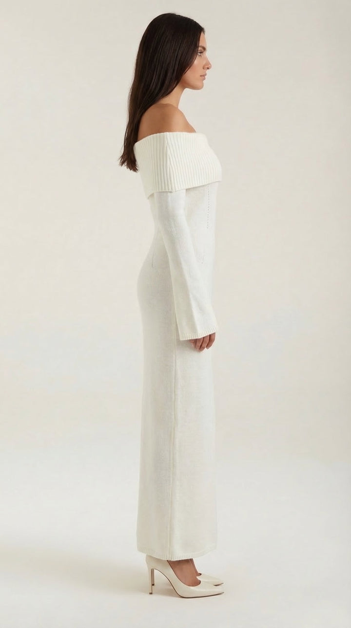 Maxi Off-Shoulder Bodycon Dress