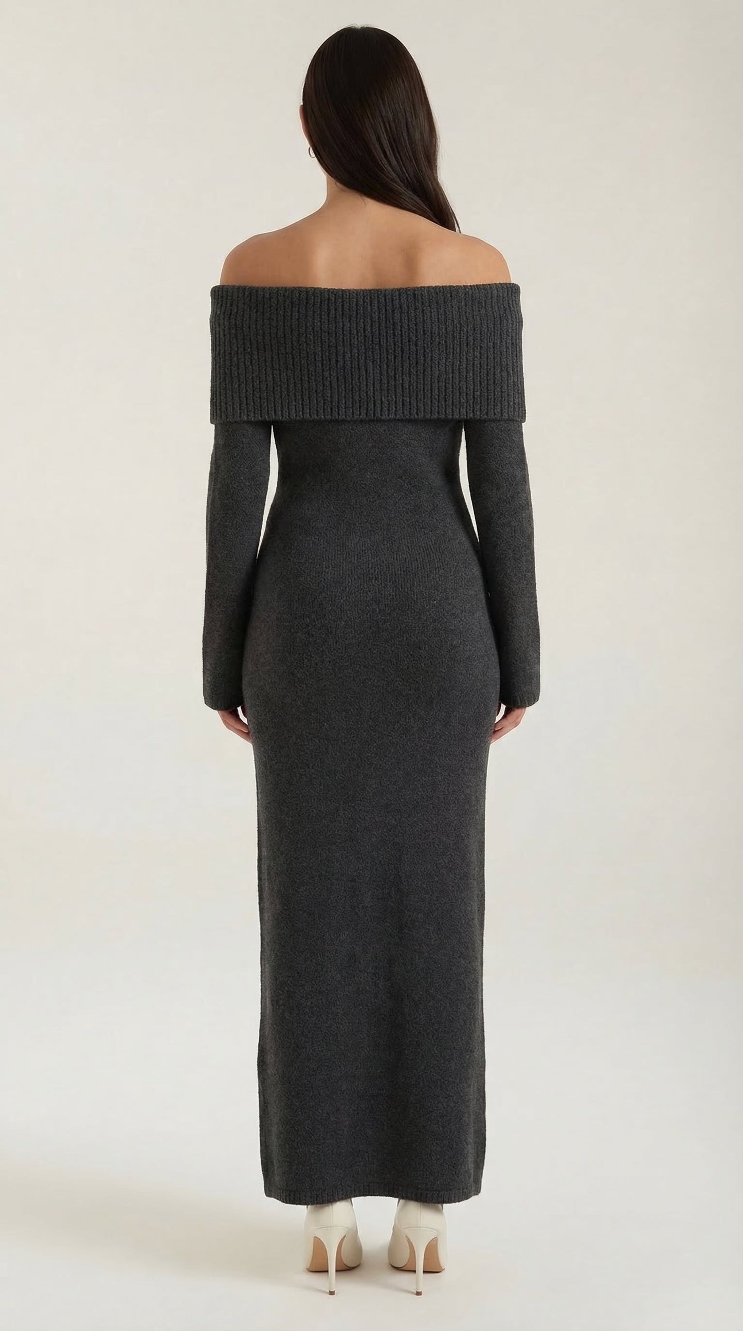 Maxi Off-Shoulder Bodycon Dress