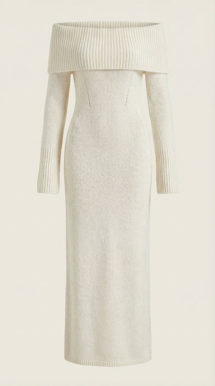 Maxi Off-Shoulder Bodycon Dress