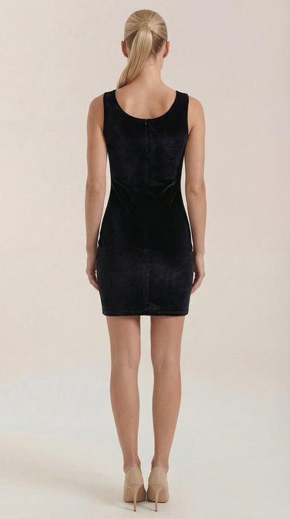 Square Neck Mini Dress