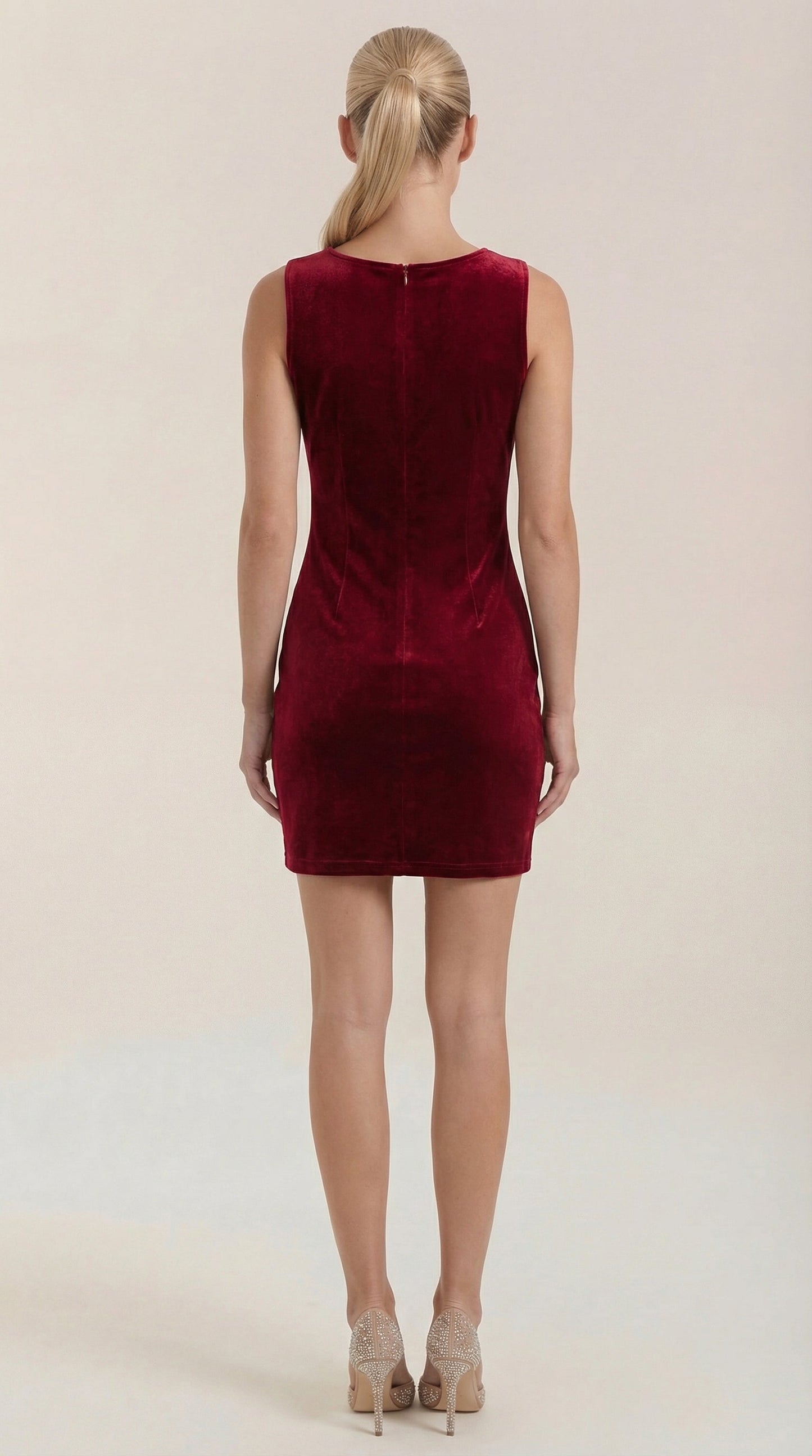 Square Neck Mini Dress