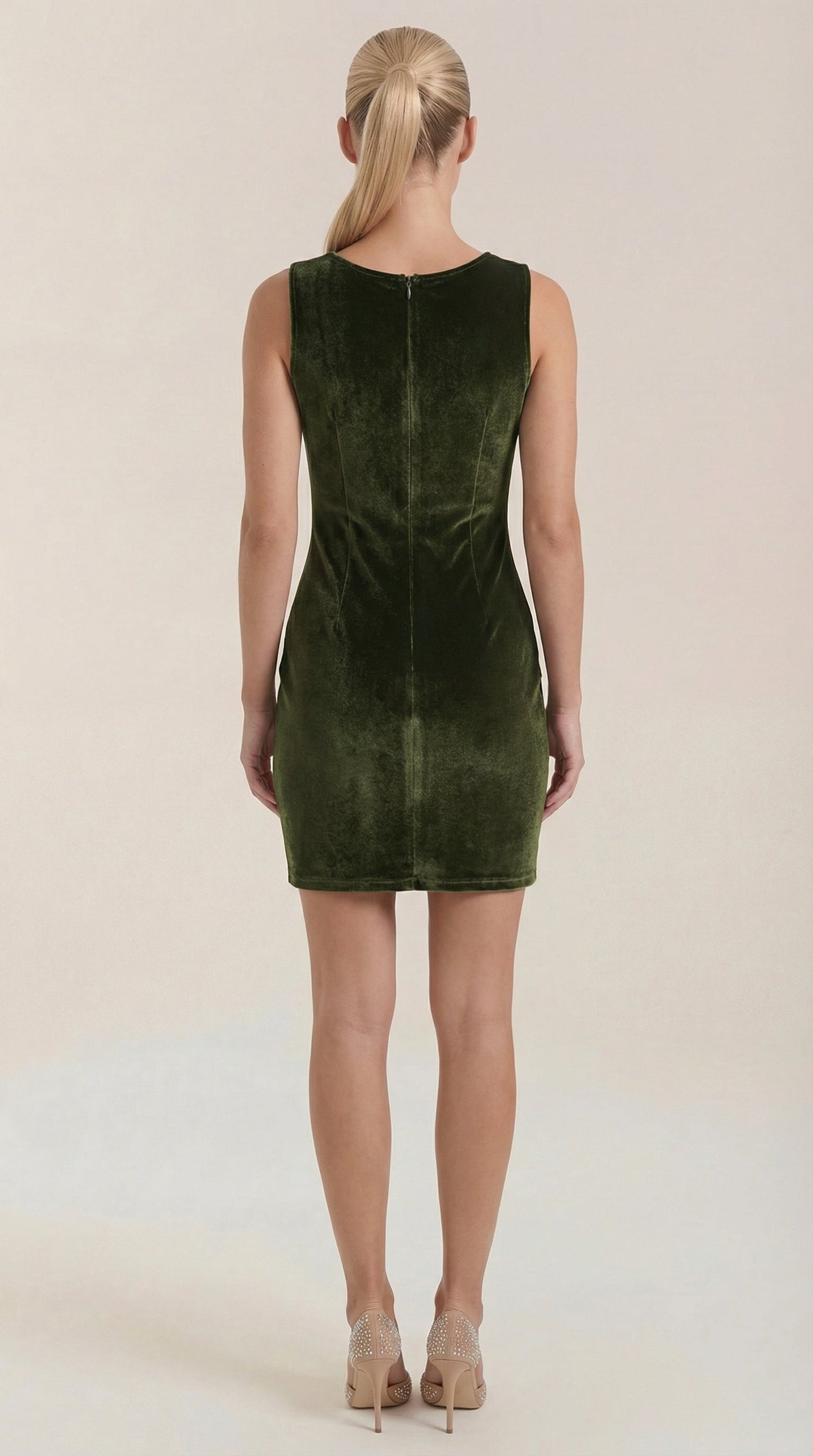 Square Neck Mini Dress