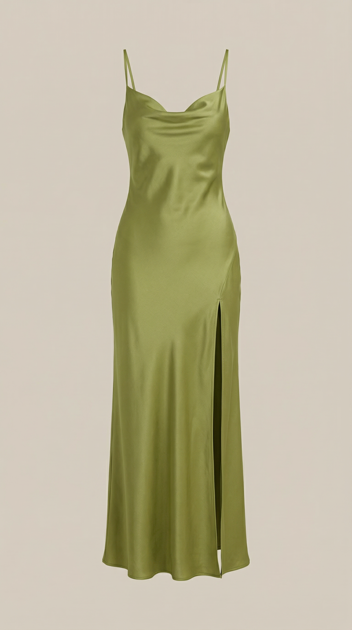 Silky Maxi Slip Dress
