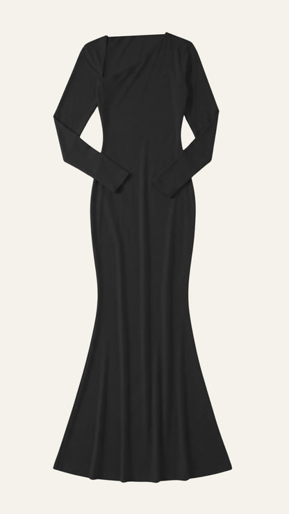Long Sleeve Bodycon Maxi Dress