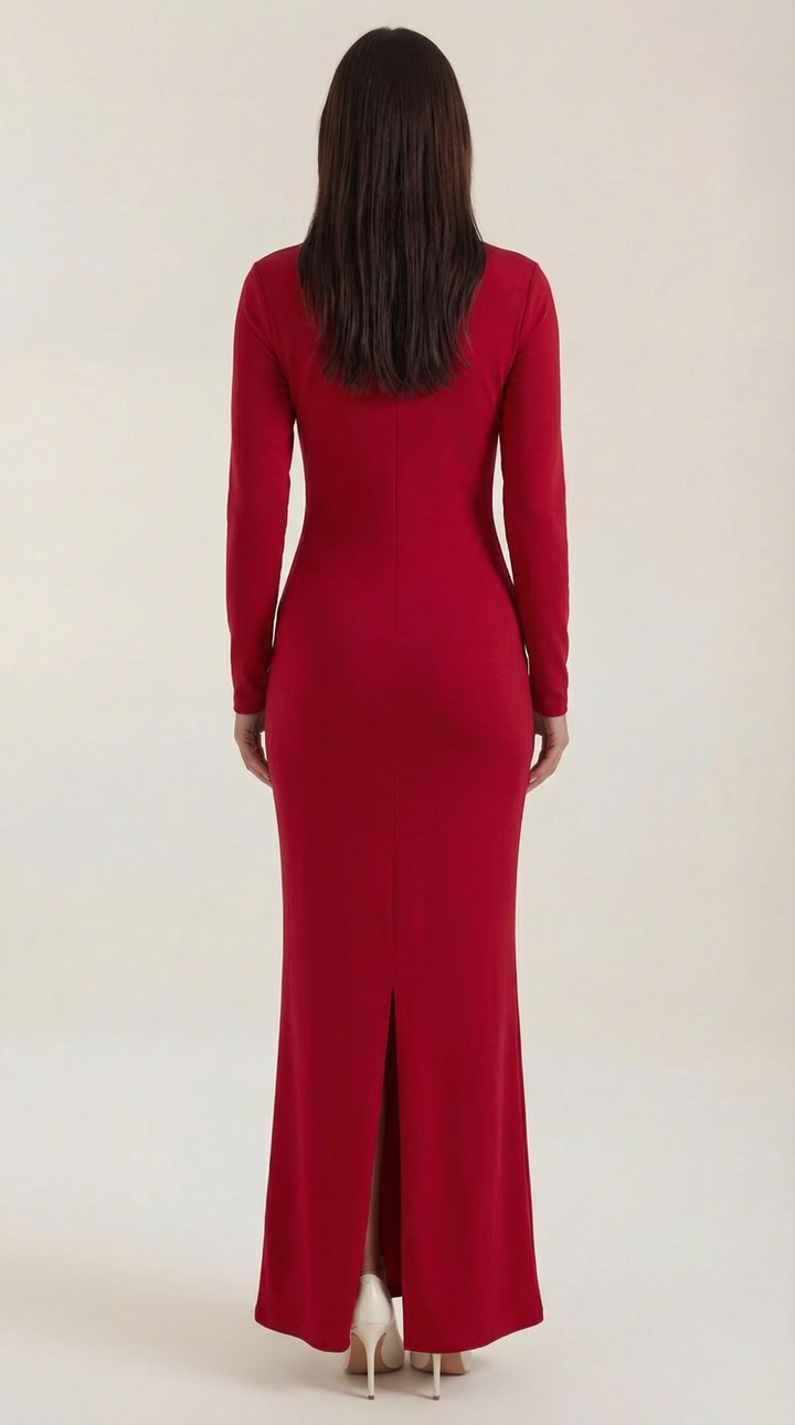 Long Sleeve Bodycon Maxi Dress