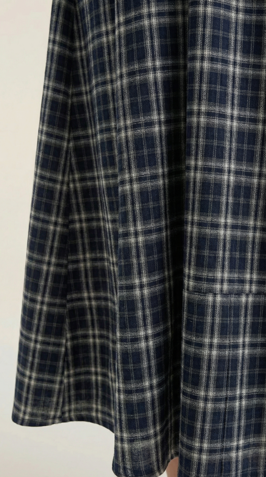Square Neck Plaid Midi Sundress
