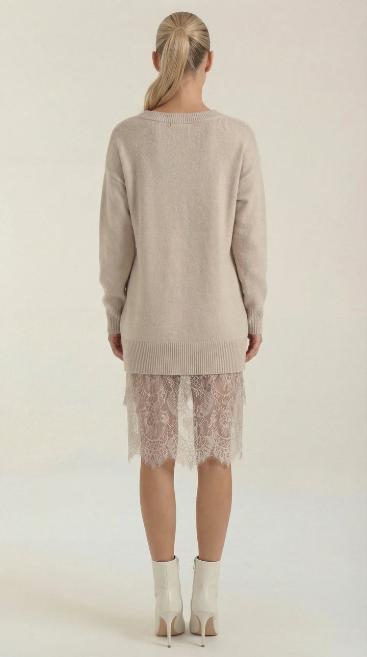 Lace Hem Dress