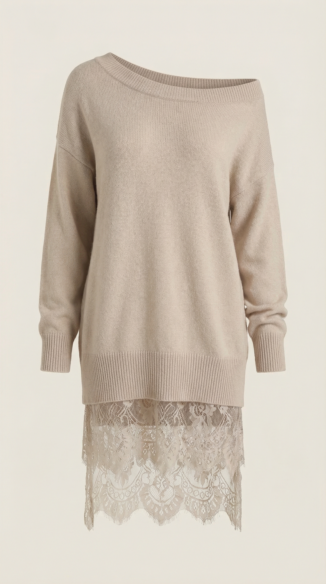 Lace Hem Dress