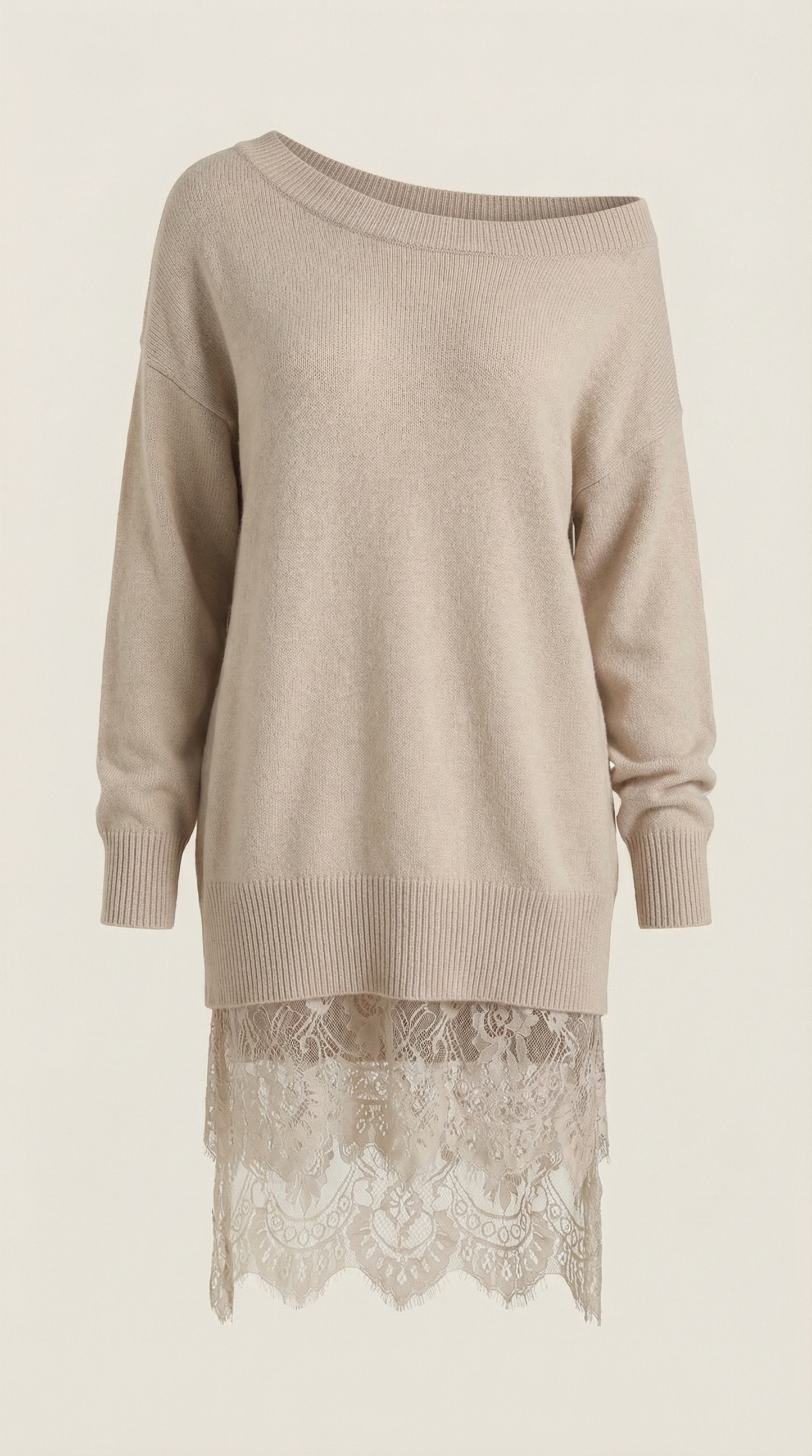 Lace Hem Dress