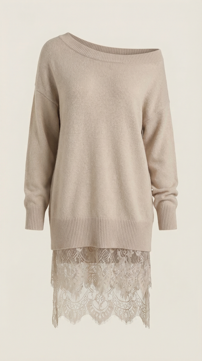 Lace Hem Dress