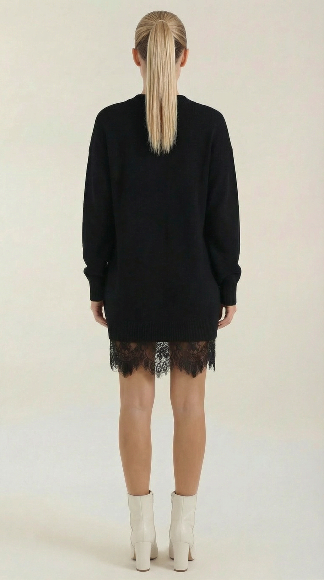 Lace Hem Dress