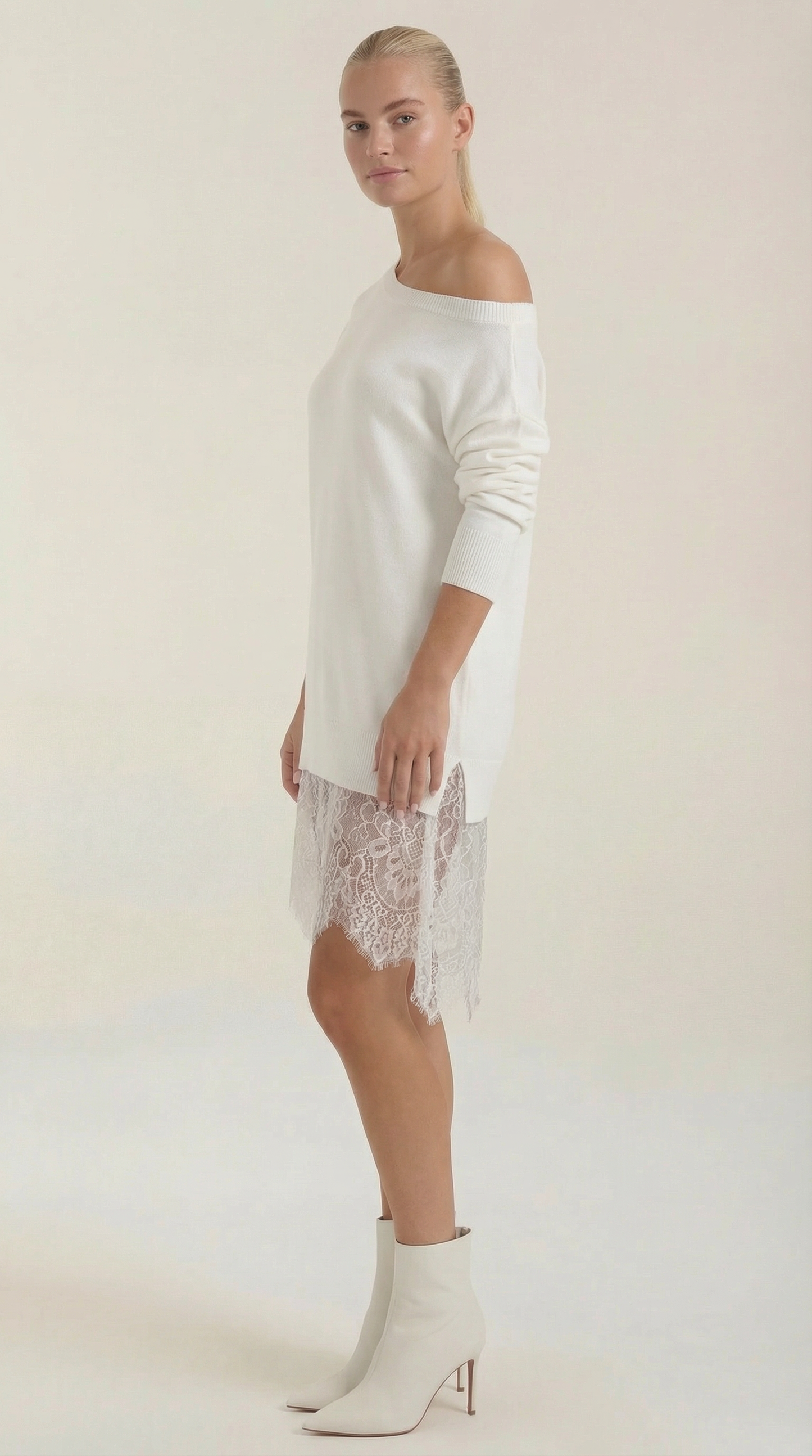 Lace Hem Dress